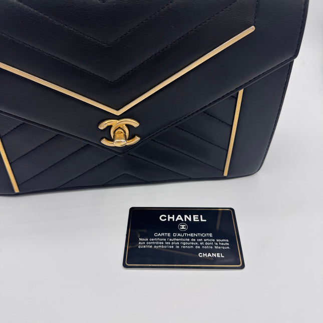 Sac Chanel Chevrons Noir