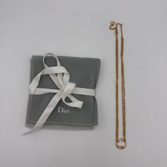 Collier Dior Double Chaîne