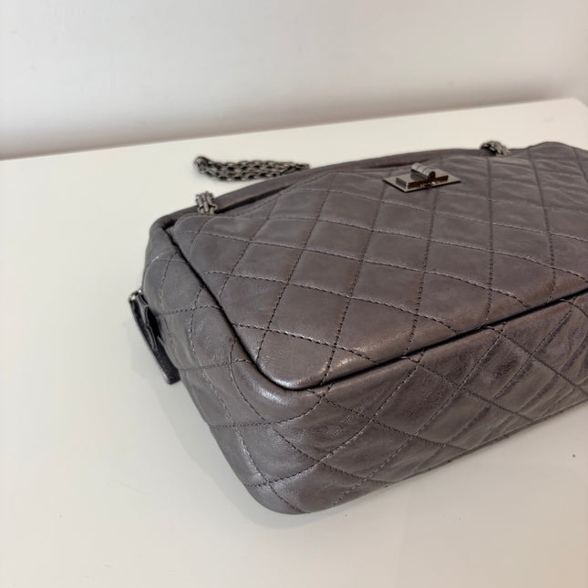 Sac Chanel Caméra 2.55 Argent Irisé