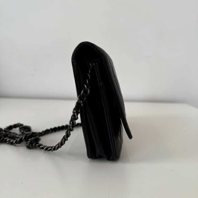 Sac Chanel Wallet on chain Boy Noir