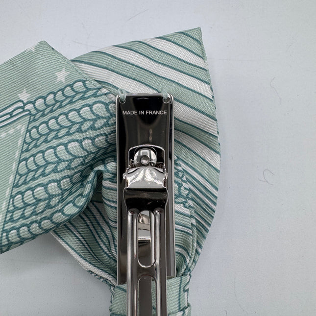 Barrette Hermès Grenelle en soie