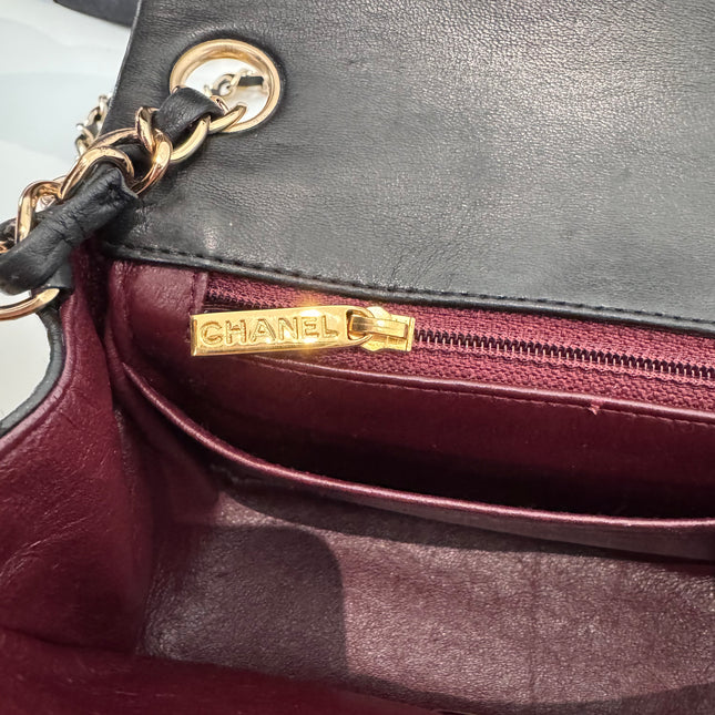 Sac Chanel Mini Square Timeless noir