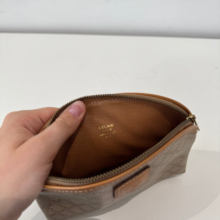 Trousse cosmétique Celine Macadam beige