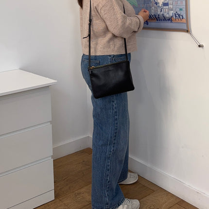 Sac Celine Trio bandoulière noir