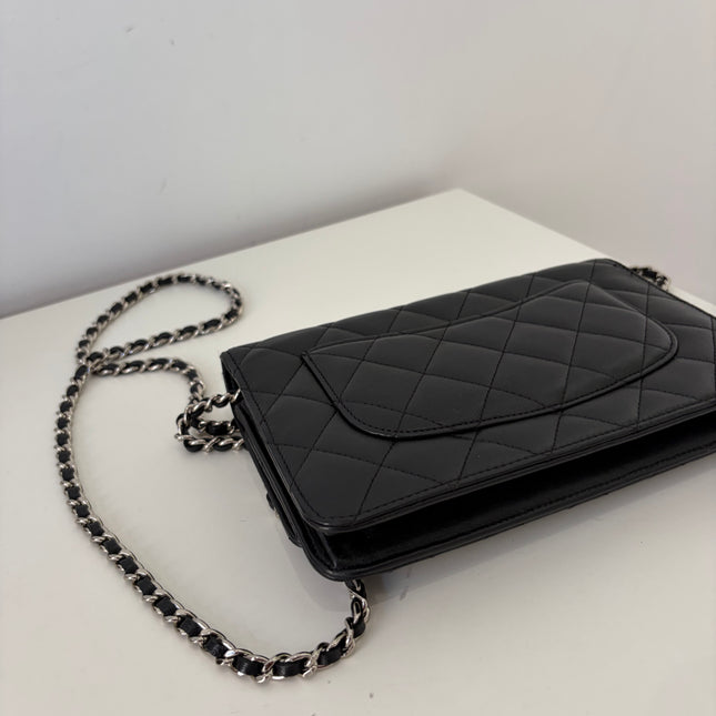 Sac Chanel Wallet on Chain classique Noir Cuir d’agneau