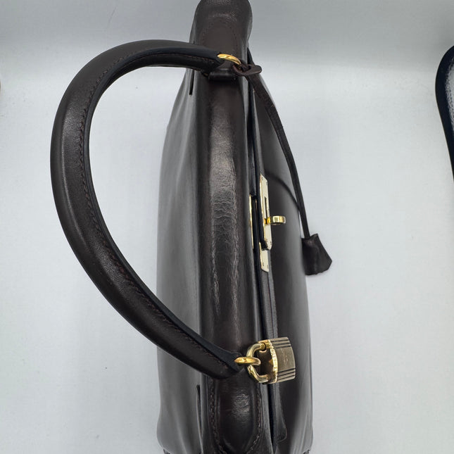 Sac Kelly 32 Hermès Chocolat