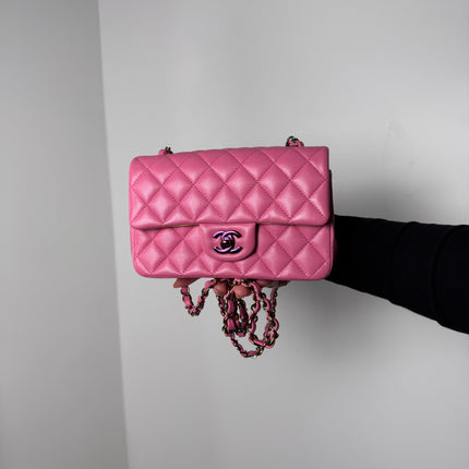 Sac Chanel Mini Timeless Rose Édition Limitée