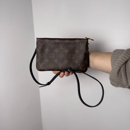 Pochette Louis Vuitton Double zip reverse