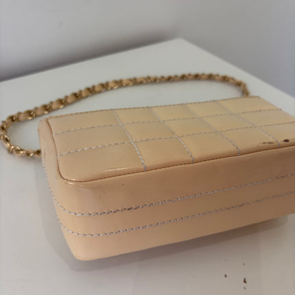 Sac Chanel Mini East West Chocolate Bar Beige