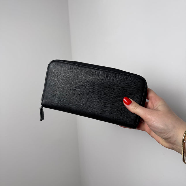 Portefeuille Prada noir