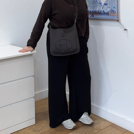 Sac Hermès Evelyne 29 Marron foncé