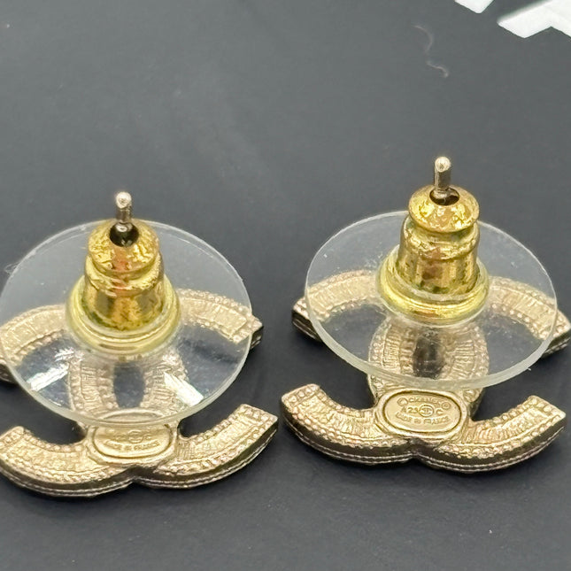 Puces d'oreilles double CC Chanel