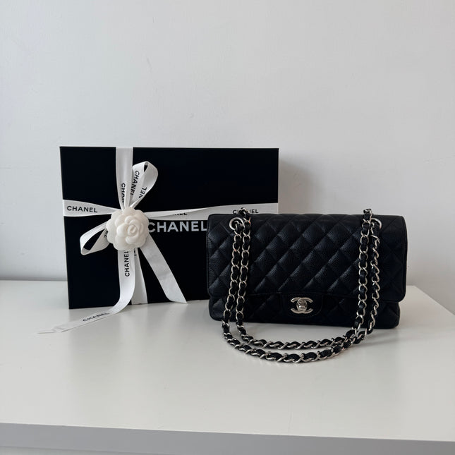 Sac Chanel 11.12 timeless classique cuir caviar