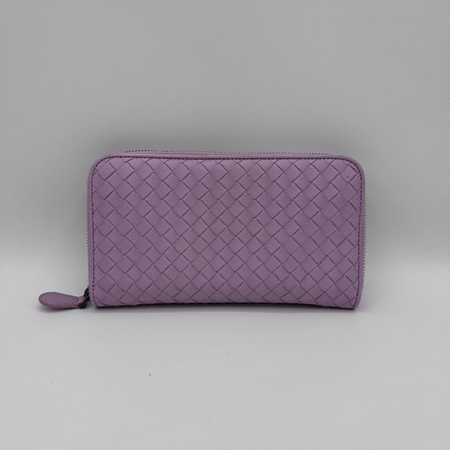 Portefeuille Bottega Veneta lilas