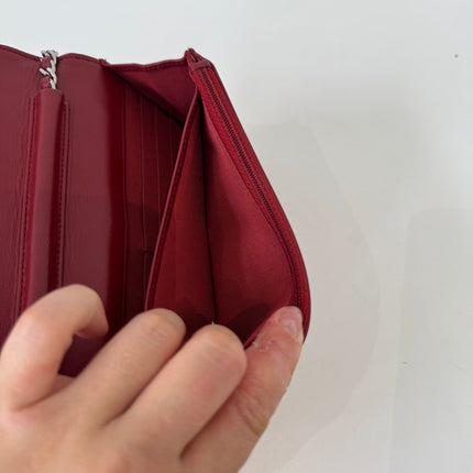 Sac Chanel Wallet on Chain Rouge Éteint