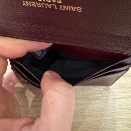 Portefeuille Saint Laurent Bordeaux