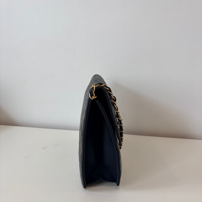 Sac Chanel Épaule Classique Bleu Nuit