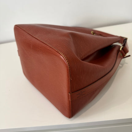 Sac Louis Vuitton Noé PM Cuir Épi Cognac