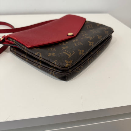 Sac Louis Vuitton bandoulière Twice Monogram & Rouge