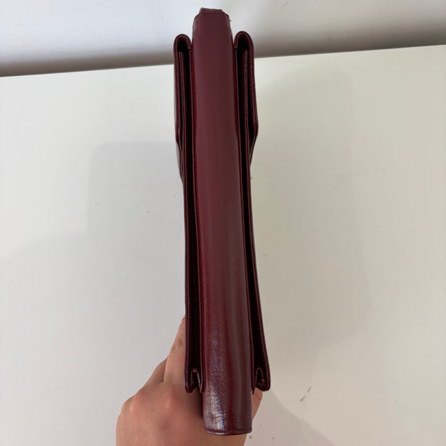 Pochette Cartier à Dragonne bordeaux