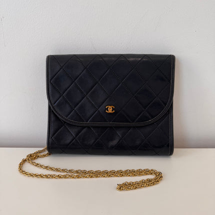 Petit Sac Chanel matelassé noir