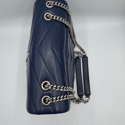 Sac Loulou Small Saint Laurent Bleu Marine