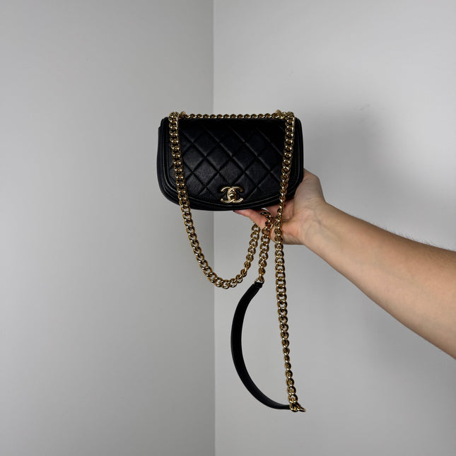 Sac Chanel underline noir bandoulière
