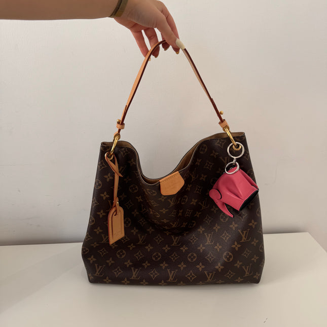 Porte-clés Loewe Éléphant cuir rose
