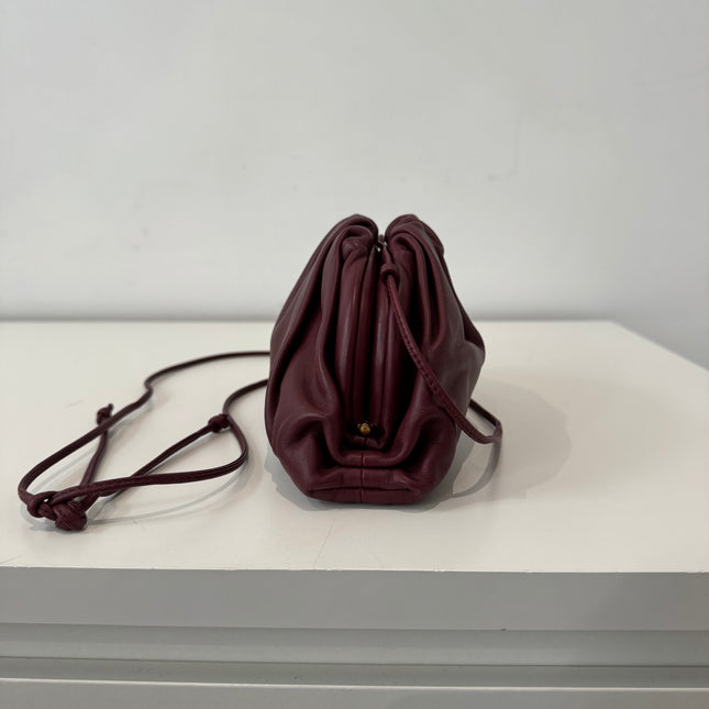 Sac Bottega Veneta Mini Pouch Burgundy