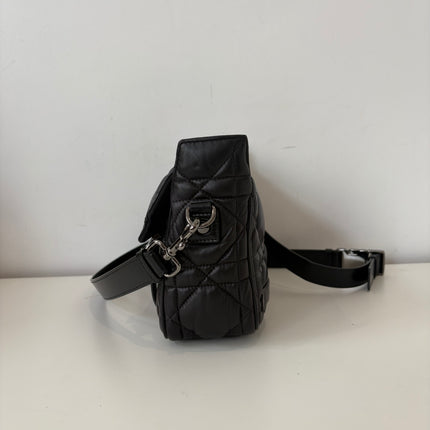 Sac Dior Camp Small cuir noir