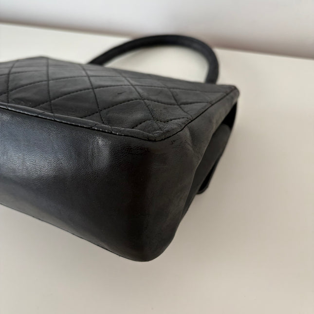 Sac Chanel vintage top handle noir