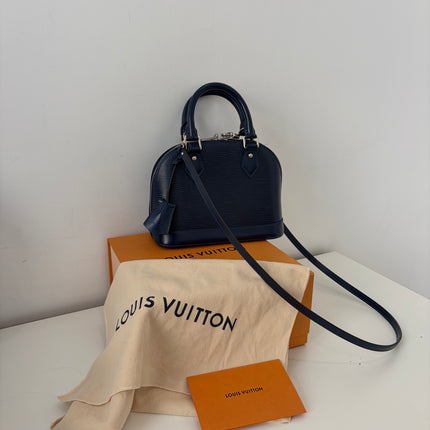 Sac Louis Vuitton BB Alma Épi Marine