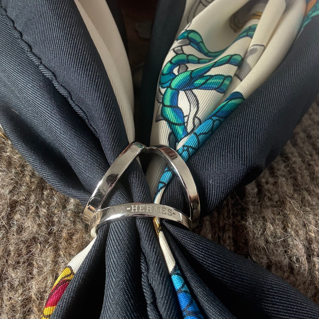 Anneau à foulard Hermes