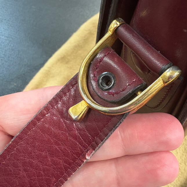 Sac Céline Vintage Rouge foncé