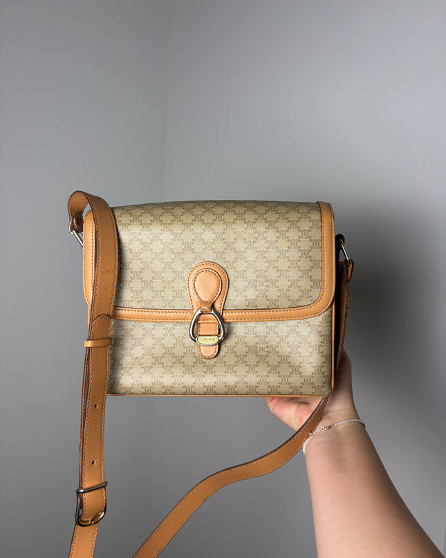 Sac Celine Macadam beige