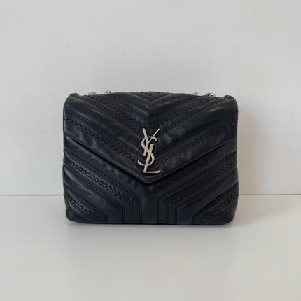 Sac Saint Laurent Loulou Small Signature noir