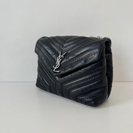 Sac Saint Laurent Loulou Small Signature noir