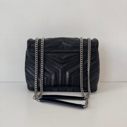 Sac Saint Laurent Loulou Small Signature noir