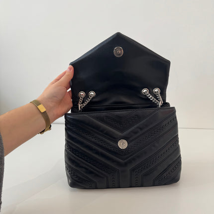 Sac Saint Laurent Loulou Small Signature noir