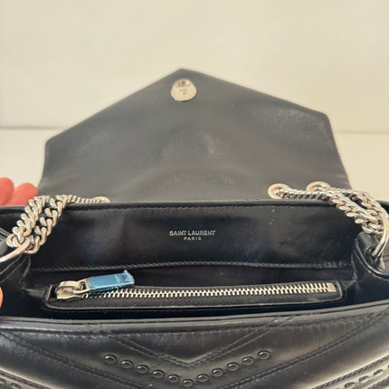 Sac Saint Laurent Loulou Small Signature noir