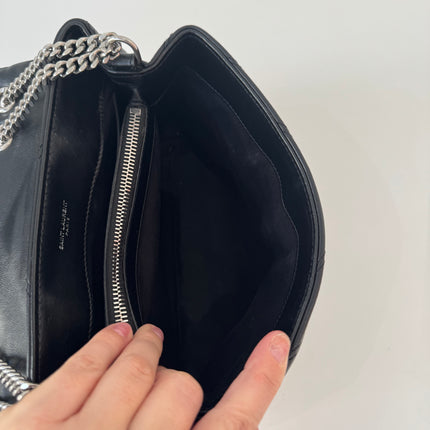 Sac Saint Laurent Loulou Small Signature noir