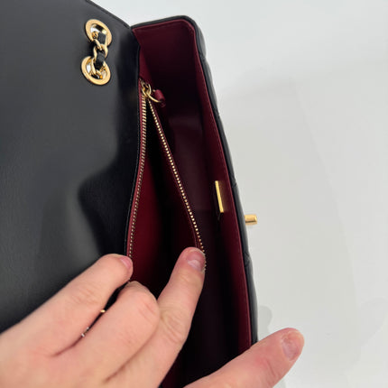 Petit sac chanel à rabat noir