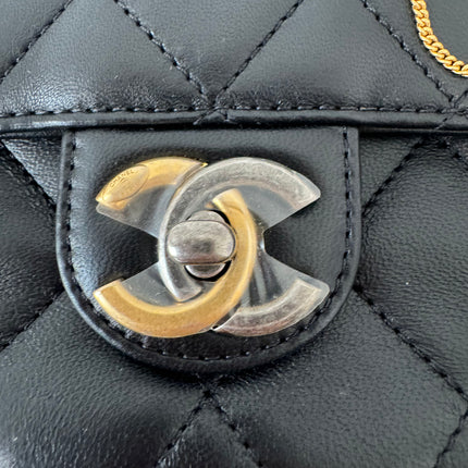 Mini Sac Chanel timeless Coco clips noir