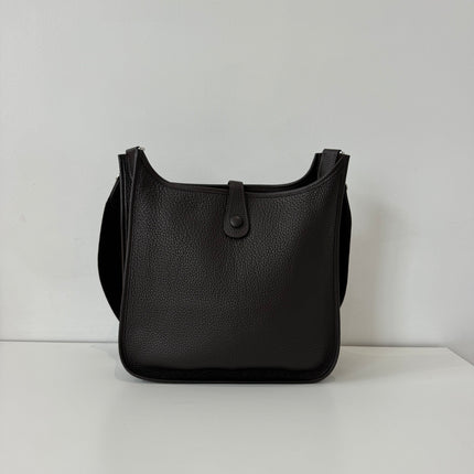 Sac Hermès Evelyne 29 Marron foncé