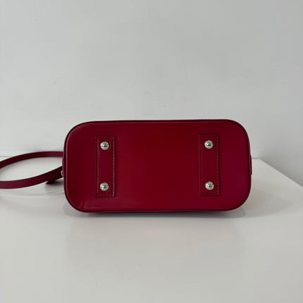 Sac Louis Vuitton bb Alma cuir épi framboise