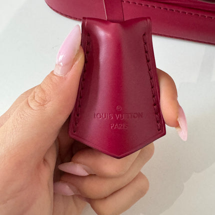 Sac Louis Vuitton bb Alma cuir épi framboise