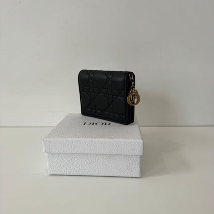 Porte-cartes Dior Bloom lady dior noir