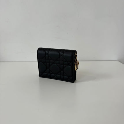Porte-cartes Dior Bloom lady dior noir