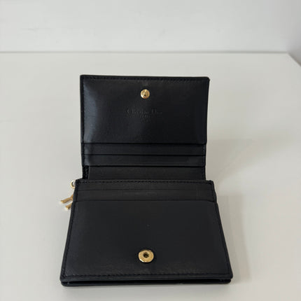 Porte-cartes Dior Bloom lady dior noir