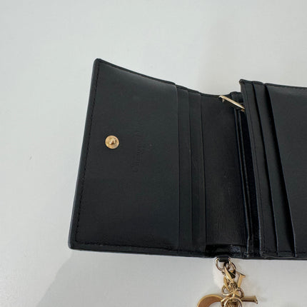Porte-cartes Dior Bloom lady dior noir